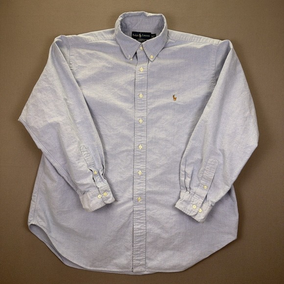 Polo Ralph Lauren Other - Polo Ralph Lauren Light Blue  Yarmouth cotton oxford button-down shirt XL